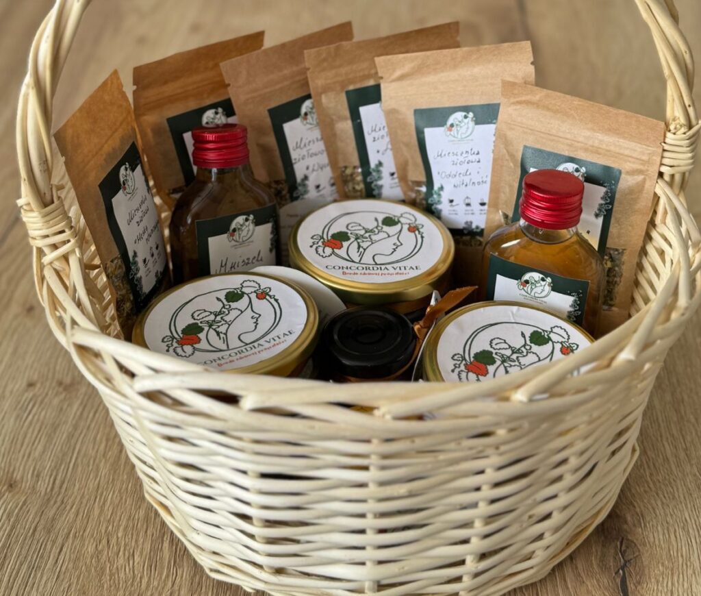 Kosz prezentowy. Concordia Vitae. Bardo zdrowej przyszłości