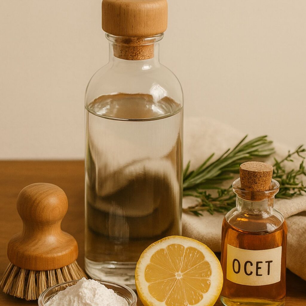 zestaw ziołowych środków czystości Concordia Vitae, warsztaty zielarskie